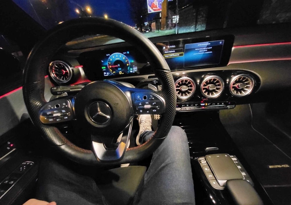 Mercedes-Benz CLA cena 88000 przebieg: 42500, rok produkcji 2021 z Warszawa małe 37